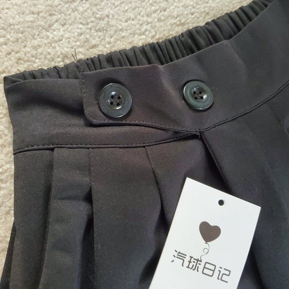 Lightweight silk-like black lounge pants - Picture 5 of 5